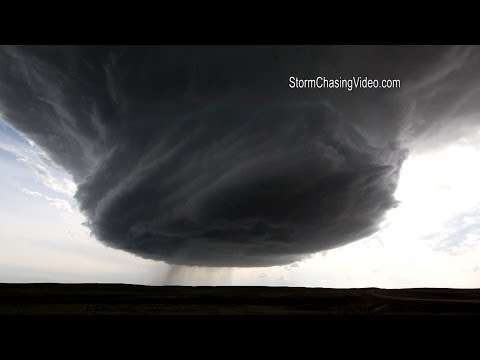 5/18/2014 Wyoming Insane Hail Storm & Funnel Cloud B-Roll