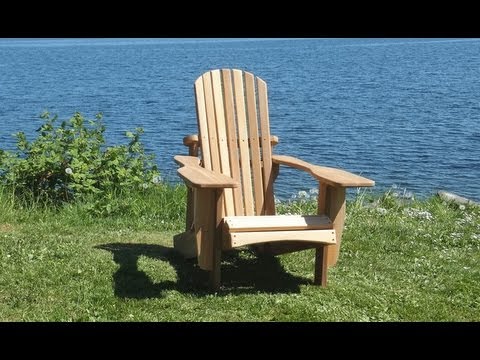 Building an Adirondack Chair - A woodworkweb.com woodworking video