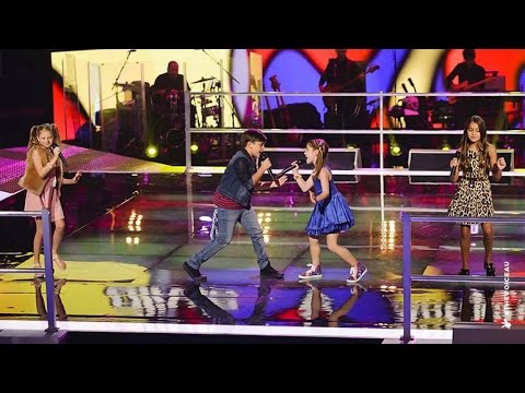 Olivia, Anthony & Tamara and Alexa Sing Stop | The Voice Kids Australia 2014