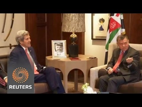 Kerry meets Jordan's King Abdullah in Amman