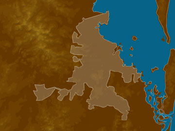 Brisbane map