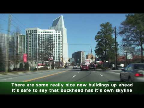 Atlanta GA: Peachtree Road Through Buckhead