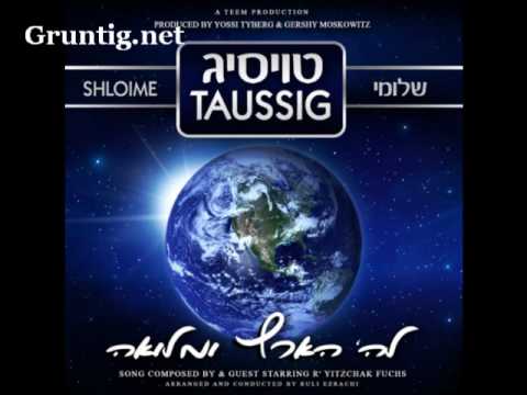 Shloime Taussig - Brand New Free Single - Lashem Haaretz Umloah