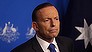 Prime Minister Tony Abbott with Foreign minister Julie Bishop and Attorney-General Senator George Brandis conducted a press conference in Parliament House Canberra on Tuesday 5 August 2014. Photo: Andrew Meares