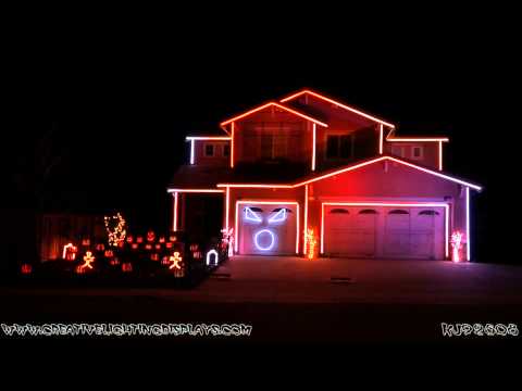 Halloween Light Show 2014 - Fireball (Pitbull ft John Ryan)