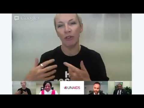 UNAIDS Google+ Hangout with Annie Lennox, Michel Sidibé and Florence Ngobeni-Allen