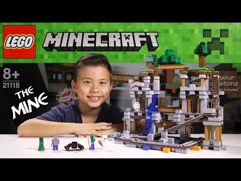 LEGO MINECRAFT - Set 21118 THE MINE - Unboxing, Review, Time-Lapse Build