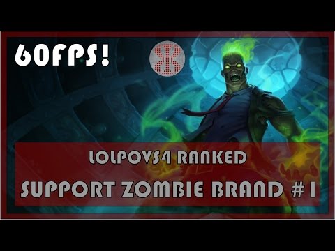 LoLPoV - Epic Support Brand #1 - Ranked Diamond Game - 60 FPS- League of Legends