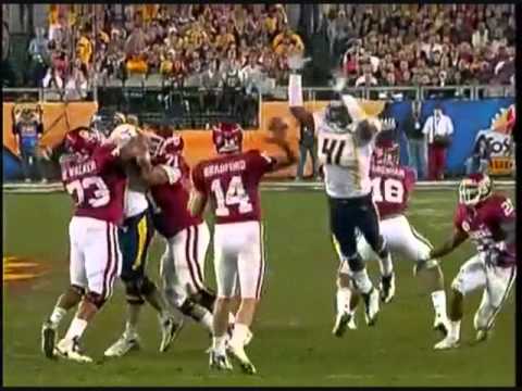 WVU Highlights of 2008 Fiesta Bowl/ Coach Stewart's Leave No Doubt Speech