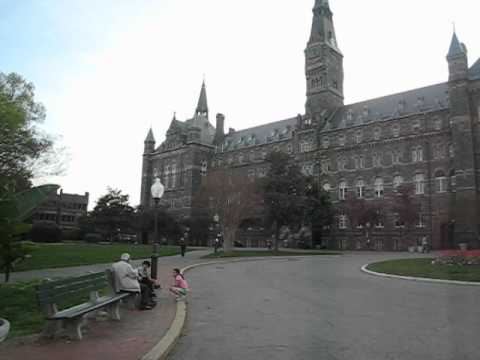 Healy Hall and Georgetown Main Gates.AVI