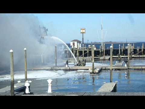 Port Jefferson Pier - Dock House Fire - 3