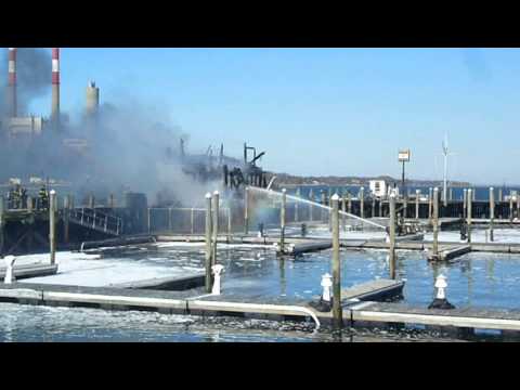 Port Jefferson Pier - Dock House Fire - 6