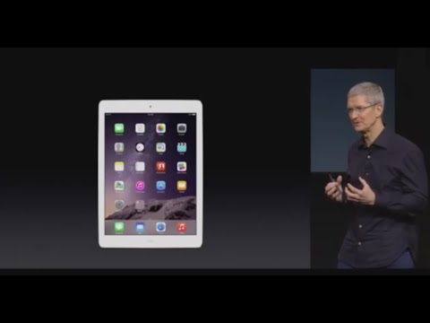 Full Apple Keynote Event iPad Air 2, iPad Mini 3 October 16, 2014