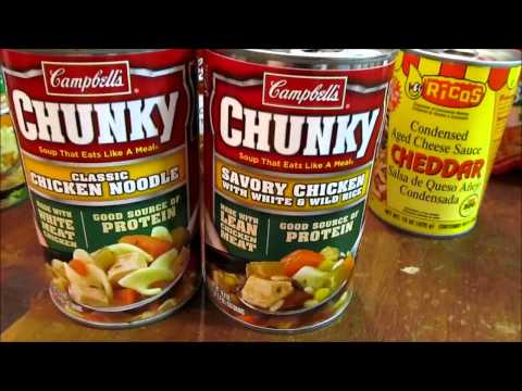 Survival Gear - buying canned goods