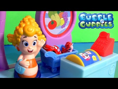 Bubble Guppies Bubbletucky Market Playset with Cash Register Buy Shopkins in the Guppy Supermarket