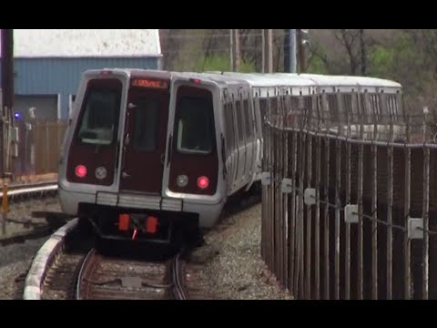 ᴴᴰ Washington Metro: Orange Line Train Leaving Deanwood