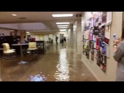 Flash flood at BYU-Idaho. Manwaring Center flooding! . July 15th 2014