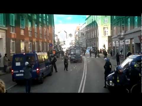 Racisme i Danish Defence League bussen 31 marts 2012 med orginal lyd