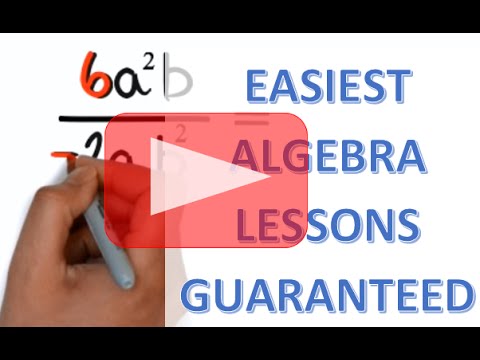 Learning Algebra for Dummies (Pre Algebra Part 1)