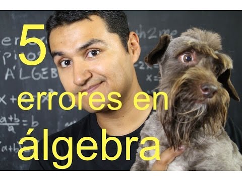 5 errores típicos en álgebra | 5 common errors in algebra