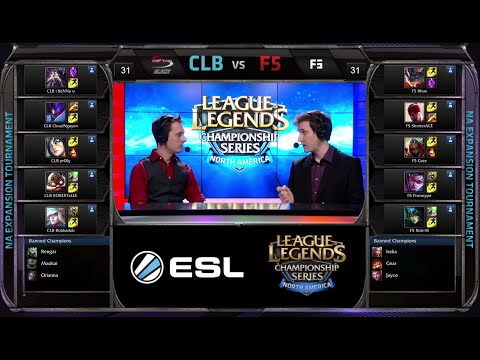 CompLexity Black vs Final Five Game 1 | NA LCS Expansion Tournament Spring 2015 | CLB vs F5 G1 60FPS