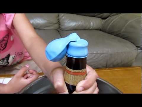 How To Inflate a Balloon with a Bottle & Heat Rises Science Experiment