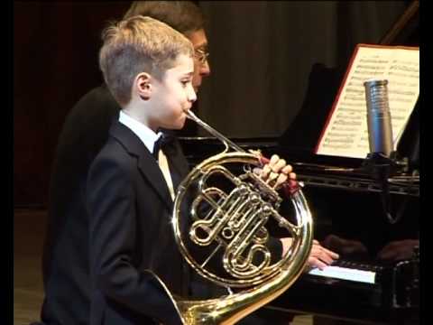 Danila Galouza, 8 years old, french horn