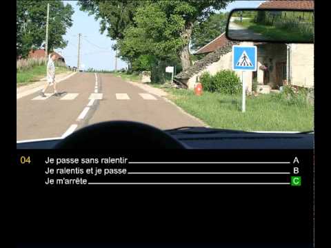 Code de la route - Pieges de l'examen 1 correction