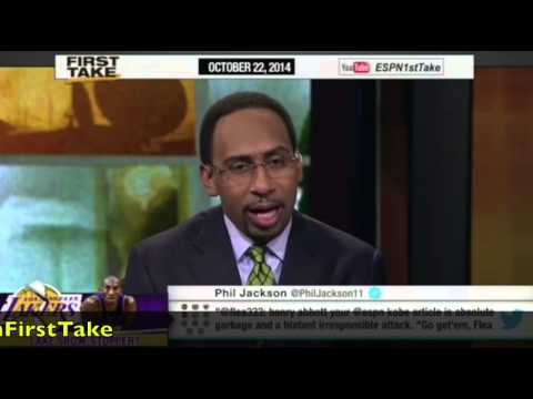 First Take - Phil Jackson Defends Kobe Bryant