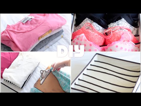 ♥ DIY Clothing Drawer Organization Tips ♥