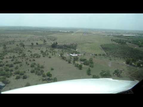 Cockpit view of Landing in NAGPUR, India