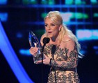 Britney Spears accepts the Favorite Pop Artist award at the 40th annual People's Choice Awards at Nokia Theatre L.A. Live on Wednesday, Jan. 8, 2014, in Los Angeles.