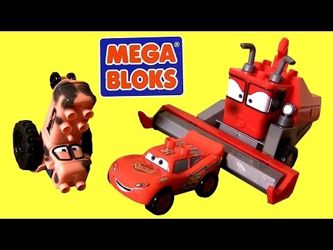 MegaBloks Cars Tractor Tipping 7769 with Frank Tractor  Lightning McQueen Lego DisneyPixarCars