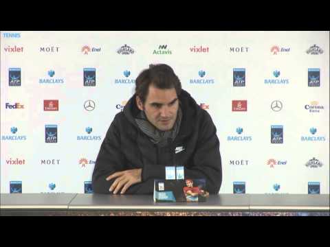 London Finale 2014 Saturday Interview Federer