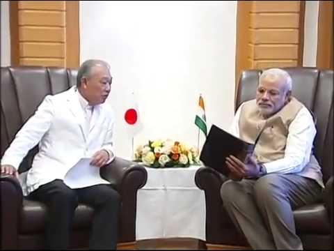 PM Modi meets the Chairman of Nippon Foundations, Yohei Sasakawa in Tokyo