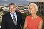 Joe Hockey with IMF chief Christine Lagarde in Cairns.