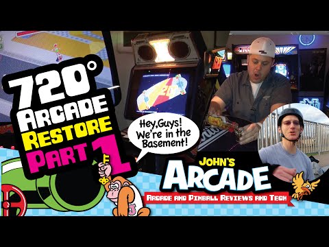 Atari 720° degrees arcade game 