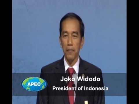 Joko Widodo, President of Indonesia, at the APEC CEO Summit