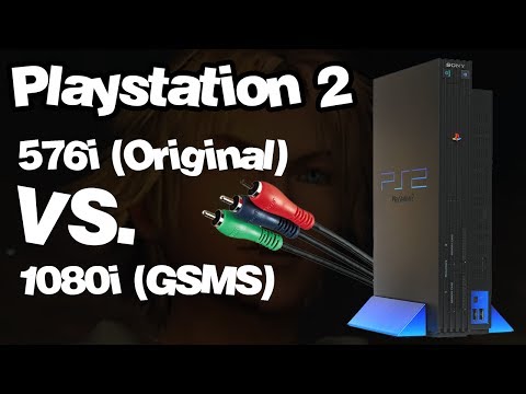 Playstation 2 - YUV - 576i VS. 1080i (GS Mode Selector)