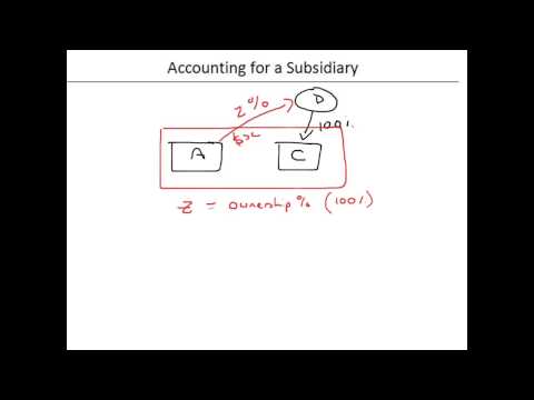 Accounting for Subsidiaries - Part 1