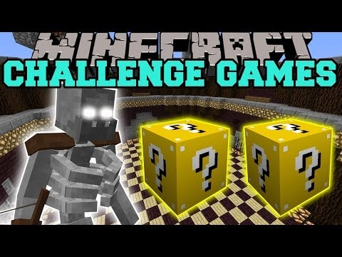 Minecraft: MUTANT SKELETON CHALLENGE GAMES - LUCKY BLOCK MOD - Modded Mini-Game