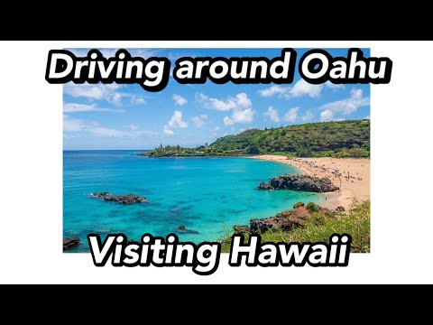 Driving around the island of Oahu, Hawaii