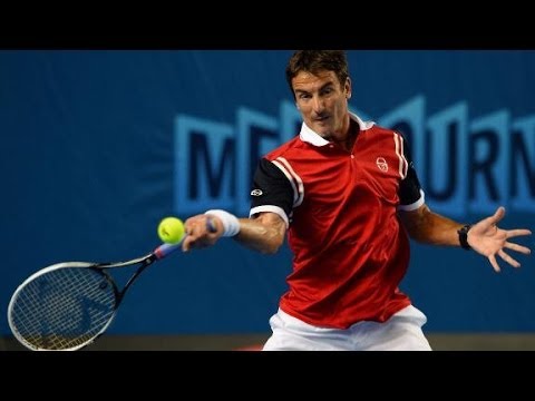 (HD) Tommy Robredo vs Richard Gasquet Australian Open 2014 R3 - HIGHLIGHTS