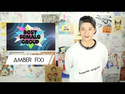 Nominees for the Best Female Group in Kpop feat Amber