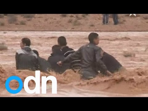 Morocco floods: 17 dead and dozens missing after heavy rain destroys houses, cars and roads