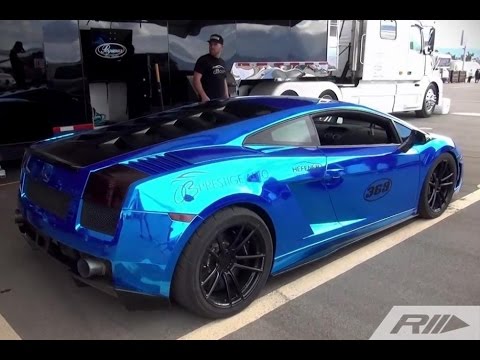 Lamborghini spins out after 228mph 1/2 mile run! - ETS GT-R vs OB Prestige Lambo