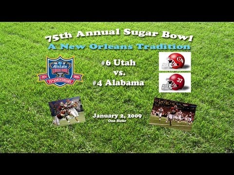 Sugar Bowl 2009 (Utah v Alabama) One Hour