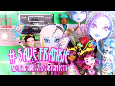 How to Make #SAVEFRANKIE Big Face Sign and Tee's | Plus Doll Review