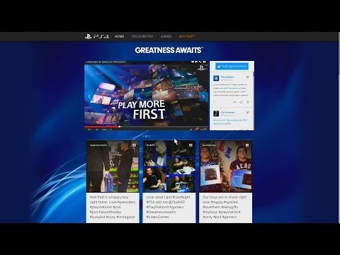 Playstation 4 Web Browser