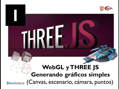 1.- Webgl y THREE.JS, - Generando gráficos simples (Canvas, escenario, cámara, puntos)